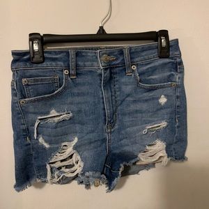 American flag American Eagle shorts